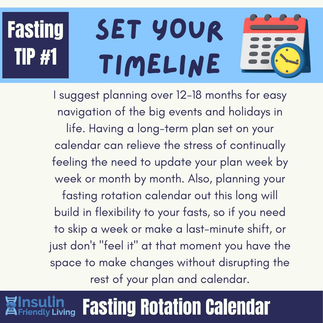 designing your rotational fasting calendar 2