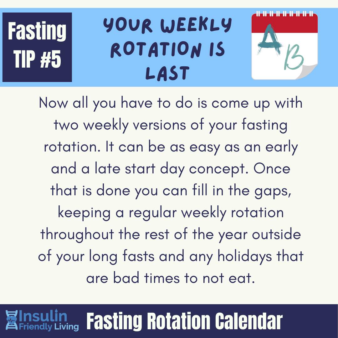 designing your rotational fasting calendar 6